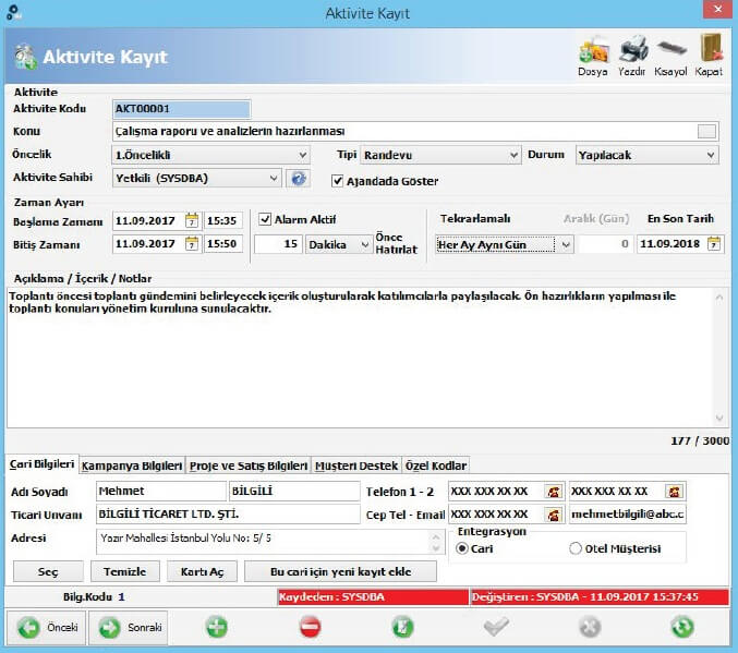 Akınsoft ERP CRM