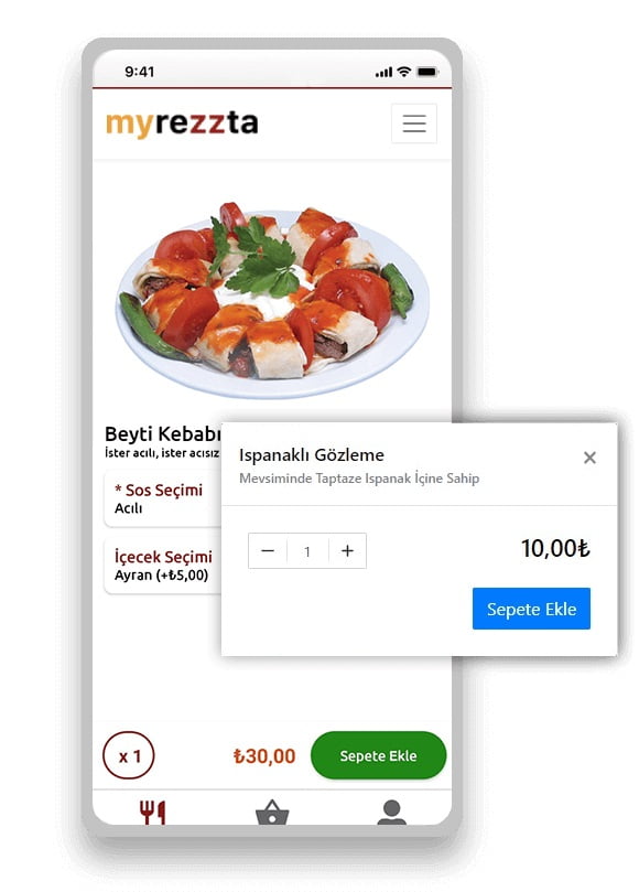 MyRezzta Restoran Online Sipariş